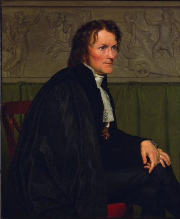 c w  eckersberg portraet af thorvaldsen 1828 1