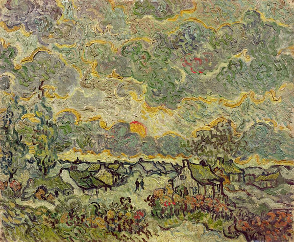 Autumn landscape  1890  Gogh  Vincent van   Van Gogh Museum  Amsterdam  The Netherlands   Bridgeman Images XIR 253132