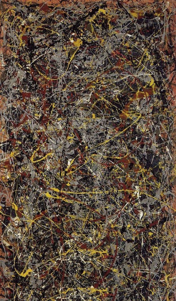 Pollock  number 5  copydan billeder mini det rigtige 01