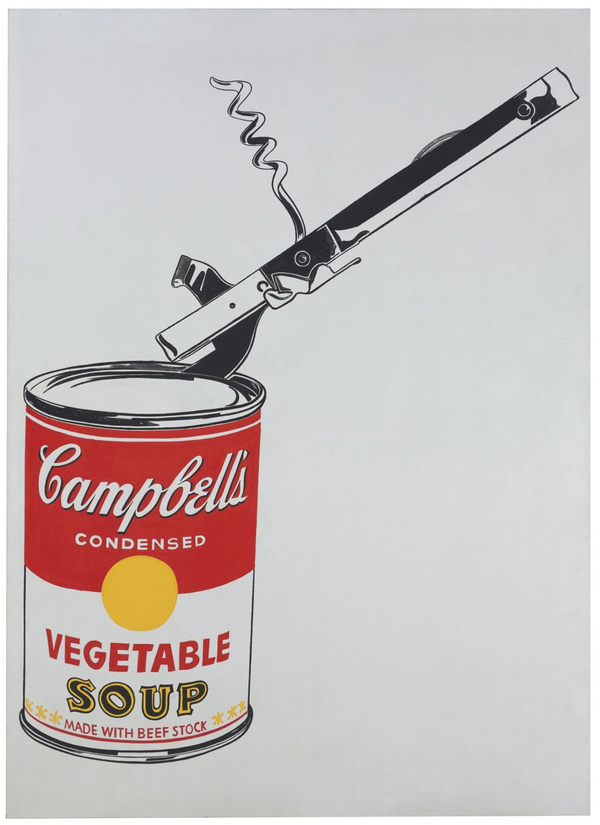 Campbell soup  smaat   Andy Warhol  sacnpix