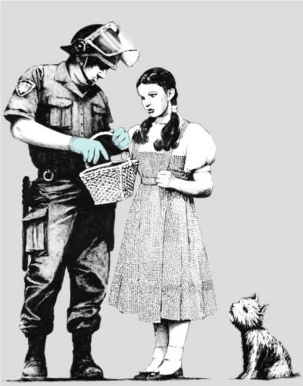 stop and search  Banksy