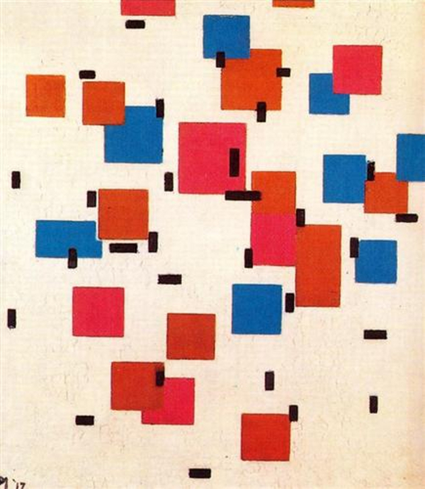 Composition in Color A  Piet Mondrian  trae