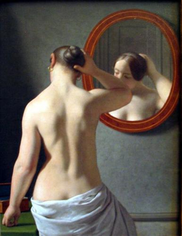 Eckersberg  Kvinde foran spejl